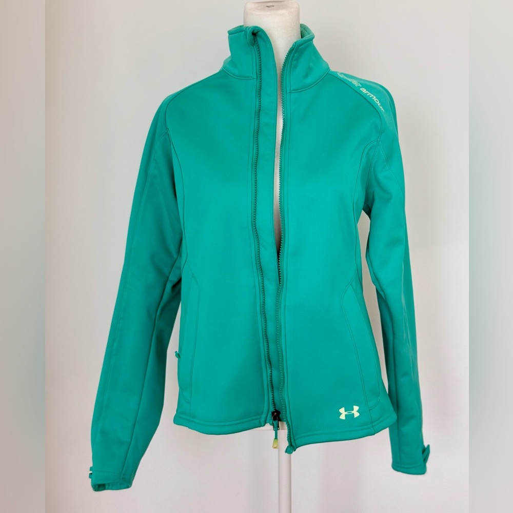 Under Armour Women's Teal Zip-Up Ski Jacket